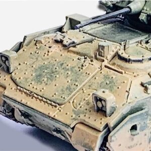 US M2A3 Bradley Fighting Vehicle Dusty Version 1/72 ABS Tank Pre-Built Model