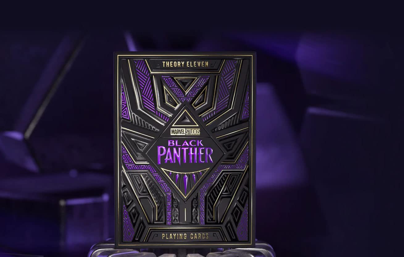 MJM Black Panther Playing Cards by theory11