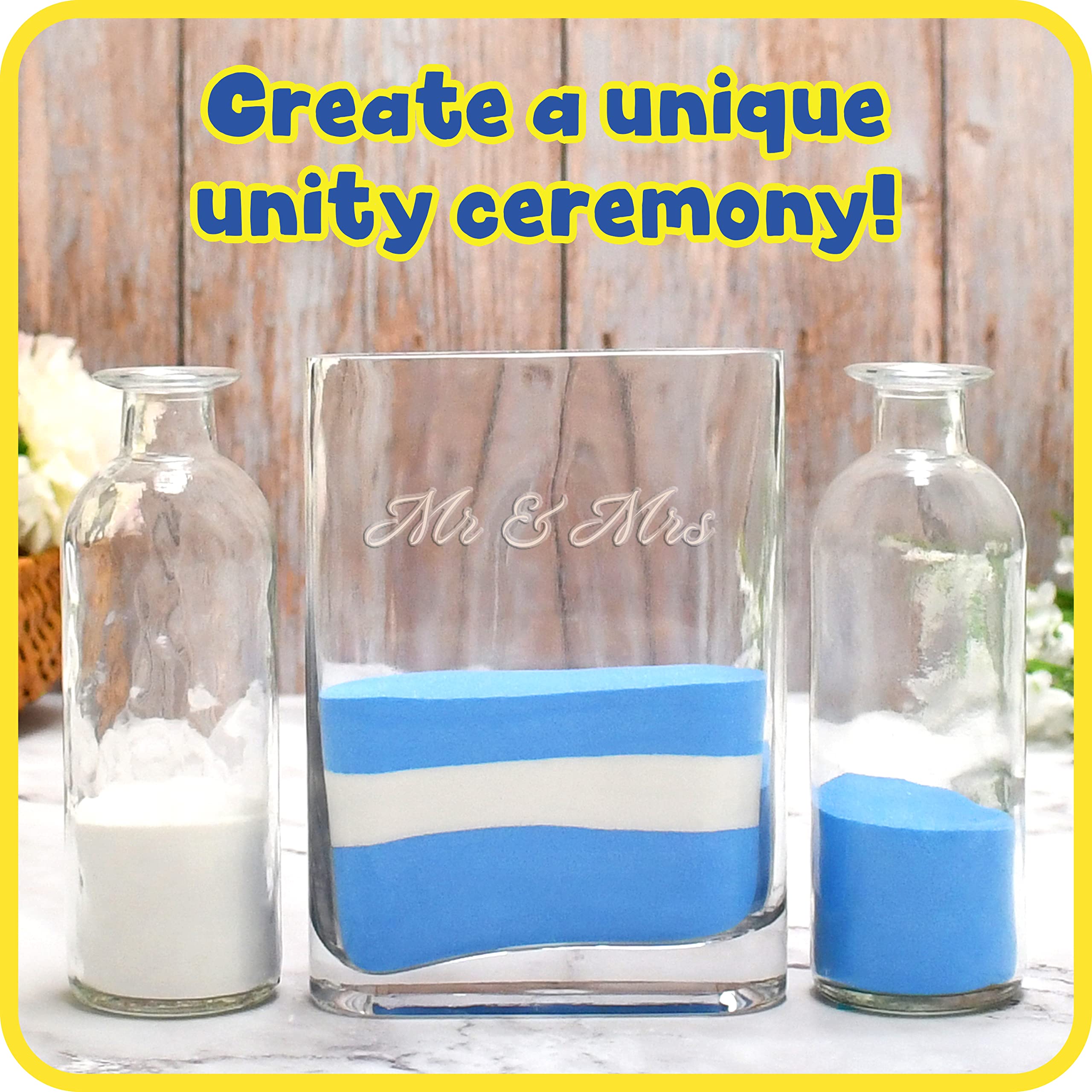 READY 2 LEARN Colored Sand - Light Blue - 2.2 lbs - Play Sand for Kids - Perfect for Wedding Unity Ceremonies, Crafts, Sensory Bins and Vase Filler