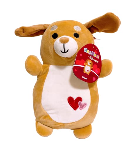 Squishmallows Valentine Squad 10" HugMees Plush Doll Toy (10" Sam The Puppy Dog)