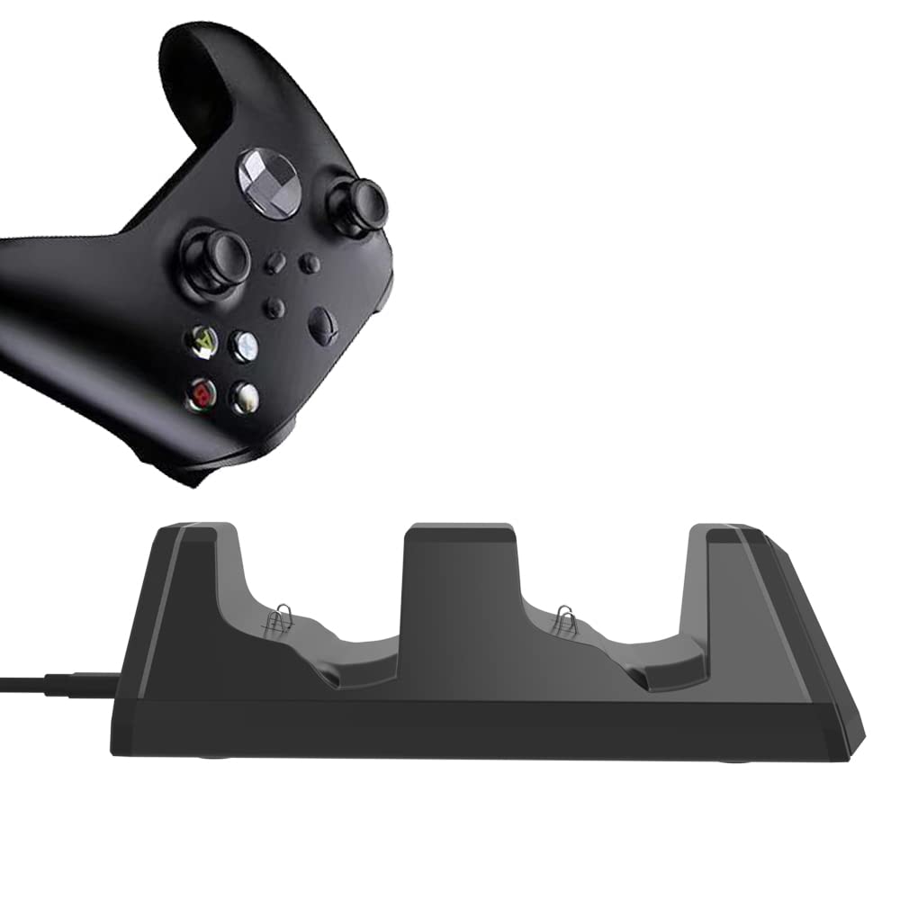 Controller Charger Station for Xbox Series S/X, Dual Charging Dock, Charging Station for Xbox One