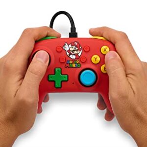 PowerA Nano Wired Controller for Nintendo Switch - Mario Bros., Comfortable Ergonomics, Officially licensed for Nintendo Switch and Nintendo Switch Lite, Compact, Smaller, Portable