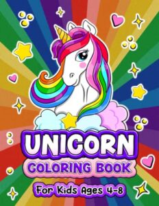 unicorn coloring book for kids ages 4-8: unicorns gifts for girls and boys