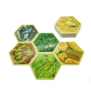 terrain tiles for settlers of catan - complete replacement set