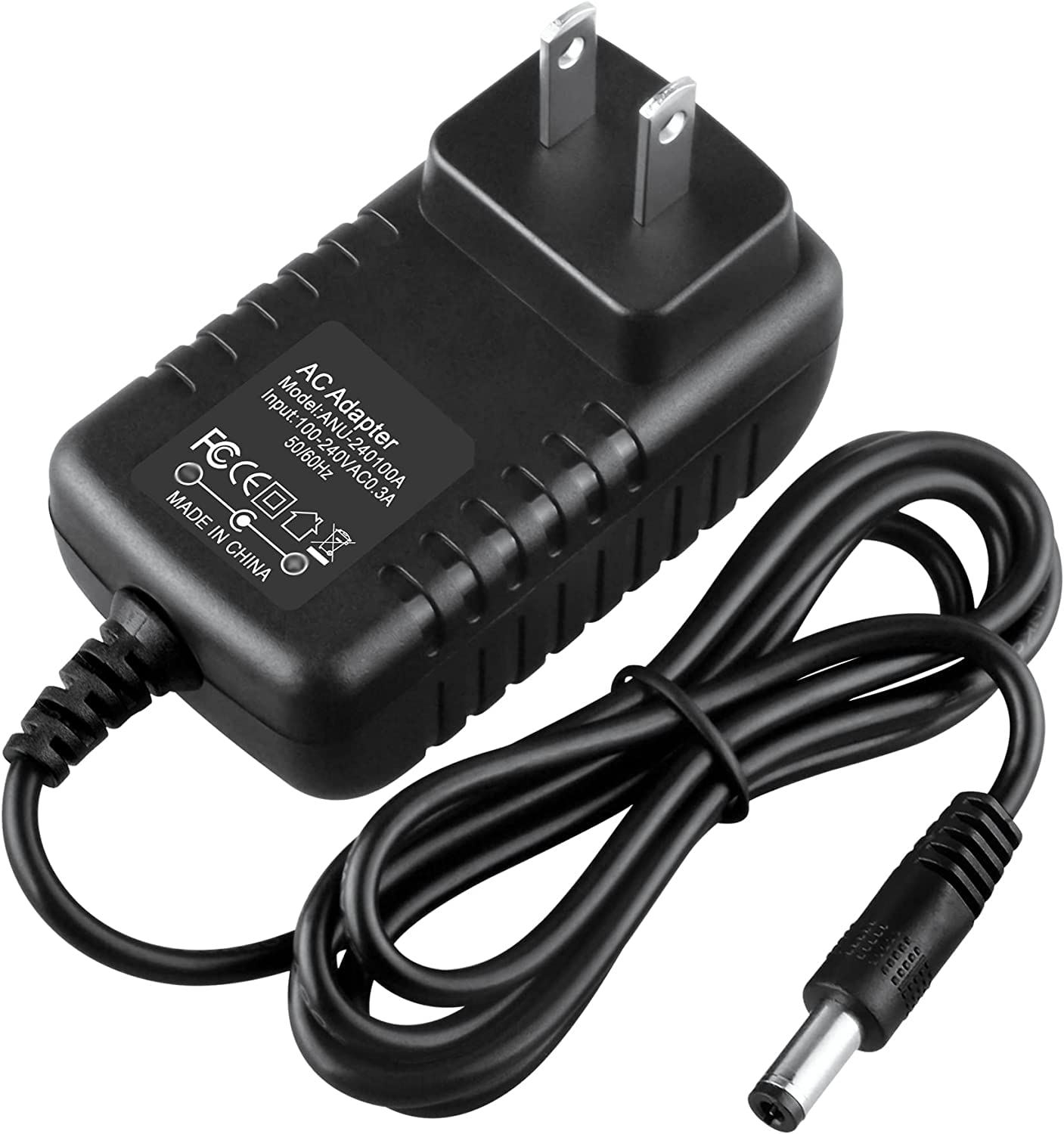 Marg AC/DC Adapter for Sega 1602-1 16021 USE 1602 Genesis Console Sega Genesis 1 First Generation Power Supply Cord Cable PS Wall Charger Input: 100-240 VAC Worldwide Use Mains PSU