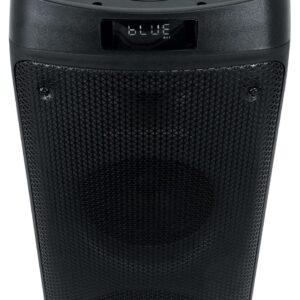 Rockville BASS Party 65 1200w Battery Powered LED Bluetooth Speaker Mic Input, Black