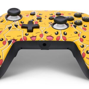 PowerA Enhanced Wired Controller for Nintendo Switch - Pikachu Moods, Gamepad, game controller, wired controller, officially licensed