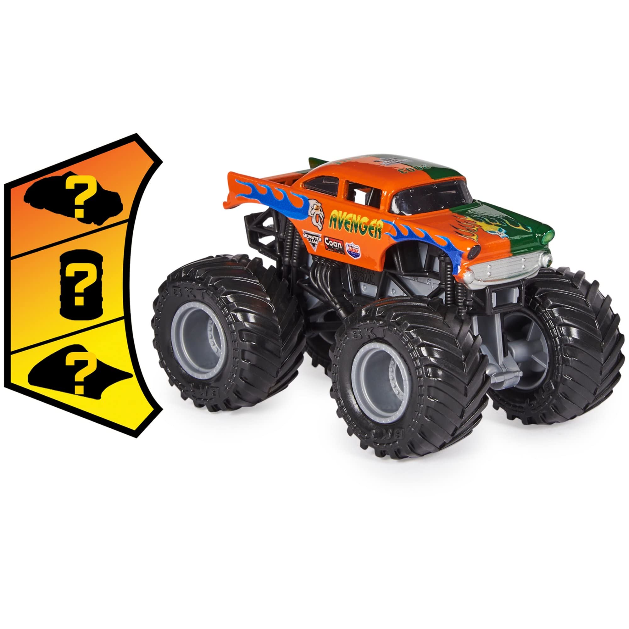 Monster Jam 2022 Spin Master 1:64 Diecast Truck with Bonus Accessory: Arena Favorites Avenger