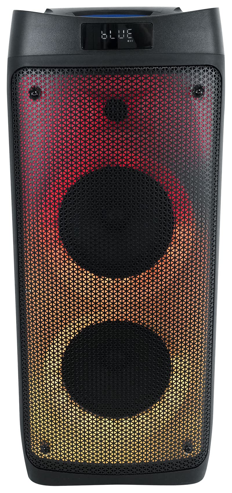 Rockville BASS Party 65 1200w Battery Powered LED Bluetooth Speaker Mic Input, Black