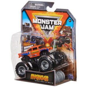 Monster Jam 2022 Spin Master 1:64 Diecast Truck with Bonus Accessory: Arena Favorites Avenger