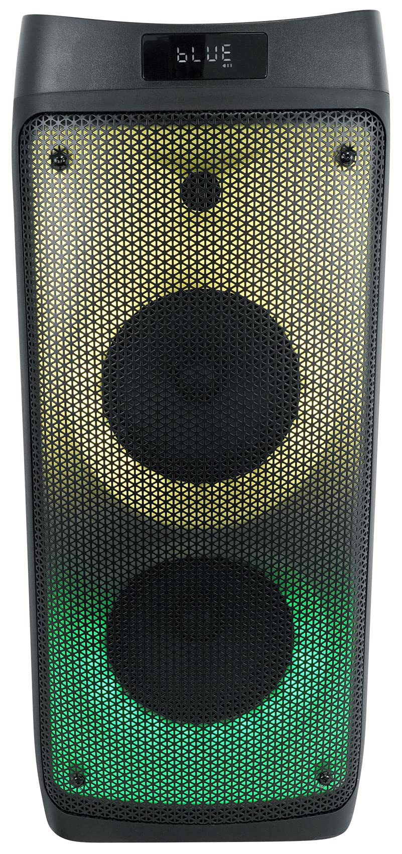 Rockville BASS Party 65 1200w Battery Powered LED Bluetooth Speaker Mic Input, Black