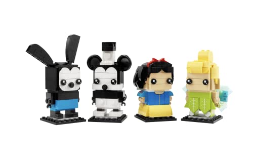 LEGO BrickHeadz Disney 100th Celebration Mickey Mouse, Snow White, Tinkerbell & Oswald The Lucky Rabbit