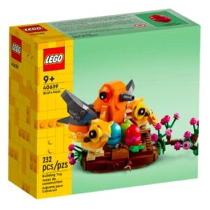 LEGO Bird’s Nest Building Toy Kit, Seasonal Display for a Table or Shelf, Fun Build for Kids Ages 9 and Up, 40639