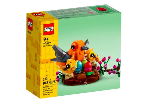 LEGO Bird’s Nest Building Toy Kit, Seasonal Display for a Table or Shelf, Fun Build for Kids Ages 9 and Up, 40639