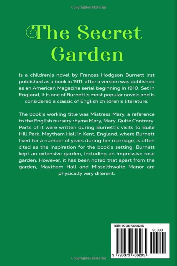 The Secret Garden: The Original 1911 Edition (A Frances Hodgson Burnett Classic Novel)