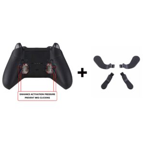 eXtremeRate (Increase Back Paddles Pressure) Enhancement Metal Pad Kits + Stainless Steel Paddles for Xbox Elite Series 2, Elite Series 2 Core Controller (Model 1797)