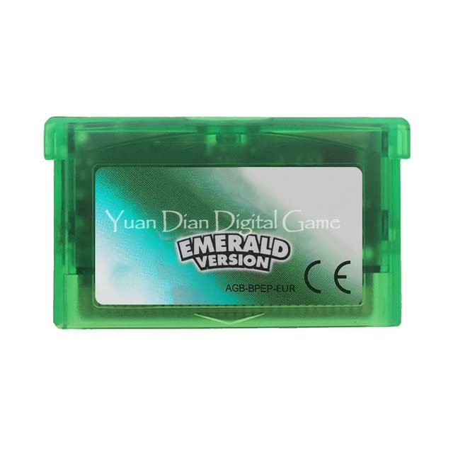 Pokeon Game Card GBA Series ENG OR ESP Language Advance Classic Game Collection Video Game Cartridge Console Card NDSL GB GBC GBM GBA SP-EMERALD ENGLISH