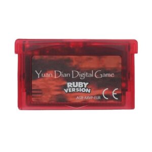 pokeon game card gba series eng or esp language advance classic game collection video game cartridge console card ndsl gb gbc gbm gba sp-ruby english