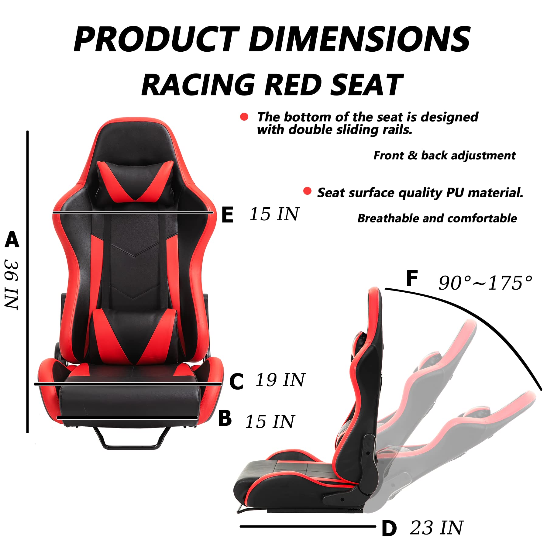 Anman G920 Racing Flight simulator Cockpit with Seat Gaming Steering Wheel Stand Fits for Logitech G29 G923,Thrustmaster T300RS T150S TX, Fanatec,PC,PS4 Without Wheel, Pedal, Handbrake