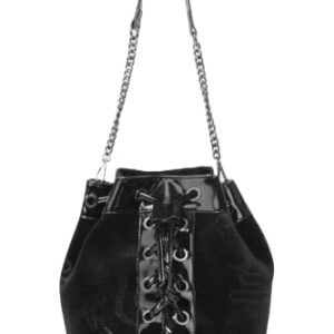 Killstar Oherworld Drawstring Bag Goth Corset Detail Goth Punk Grunge