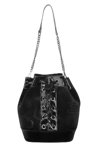 Killstar Oherworld Drawstring Bag Goth Corset Detail Goth Punk Grunge