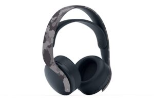 playstation pulse 3d wireless headset for ps5, ps4, and pc - gray camouflage (renewed)