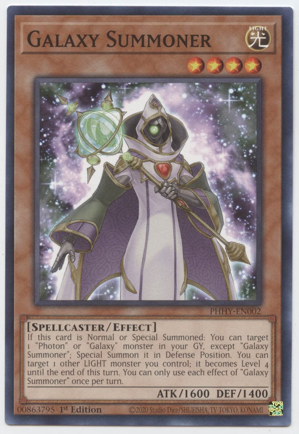 Galaxy Summoner - PHHY-EN002 - Common - 1st Edition