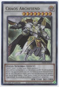 chaos archfiend - phhy-en039 - ultra rare - 1st edition