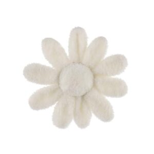 Apricot Lamb Baby Lovey Daisy Soft Rattle Toy, Plush Stuffed Flowers for Newborn Soft Over 0 Months (White Daisy, 8.5 Inches)