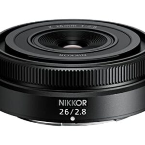 Nikon NIKKOR Z 26mm f/2.8 | Pancake prime lens for Z series mirrorless cameras | Nikon USA Model