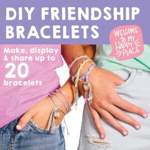 Creativity for Kids Friendship Bracelet Making Kit - Create 20 DIY Charm Bracelets, Arts and Craft Kits for Girls and Tweens Ages 7-10+