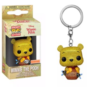 100 Acre Woods Disney Pop Winnie The Pooh Mini Figure Exclusive Diamond Honey Pot Bundled with Classic Movie Poster + Bitty & Mickey Mouse Magnet! + Rewind Peter Pan 6-Items