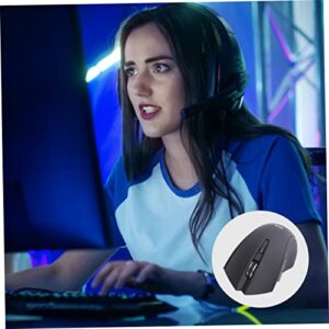 SOLUSTRE Lap Desk Mini Computers Shaped Business Wireless Mice with Keys for Receiver Home Ghz Office Gaming Portable USB Optical Black Computer U Laptop Mini Gamer Working Lap Desk Mini Computers