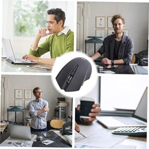 SOLUSTRE Lap Desk Mini Computers Shaped Business Wireless Mice with Keys for Receiver Home Ghz Office Gaming Portable USB Optical Black Computer U Laptop Mini Gamer Working Lap Desk Mini Computers