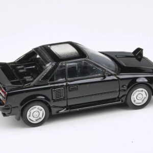 1985 MR2 MK1 Black Metallic with Sunroof 1/64 Diecast Model Car by Paragon Models PA-55421