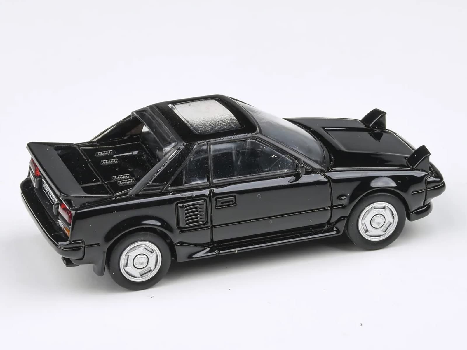 1985 MR2 MK1 Black Metallic with Sunroof 1/64 Diecast Model Car by Paragon Models PA-55421