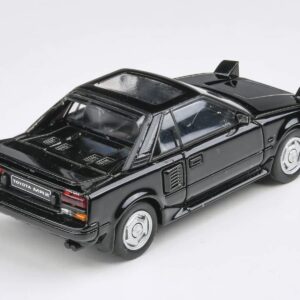 1985 MR2 MK1 Black Metallic with Sunroof 1/64 Diecast Model Car by Paragon Models PA-55421