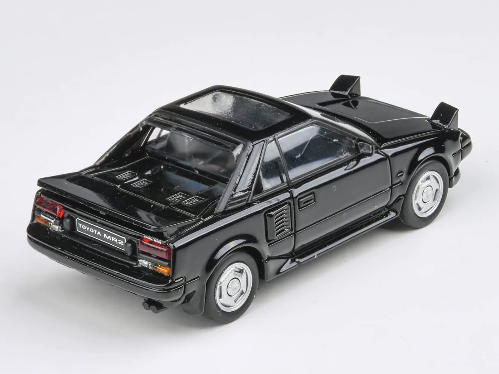 1985 MR2 MK1 Black Metallic with Sunroof 1/64 Diecast Model Car by Paragon Models PA-55421