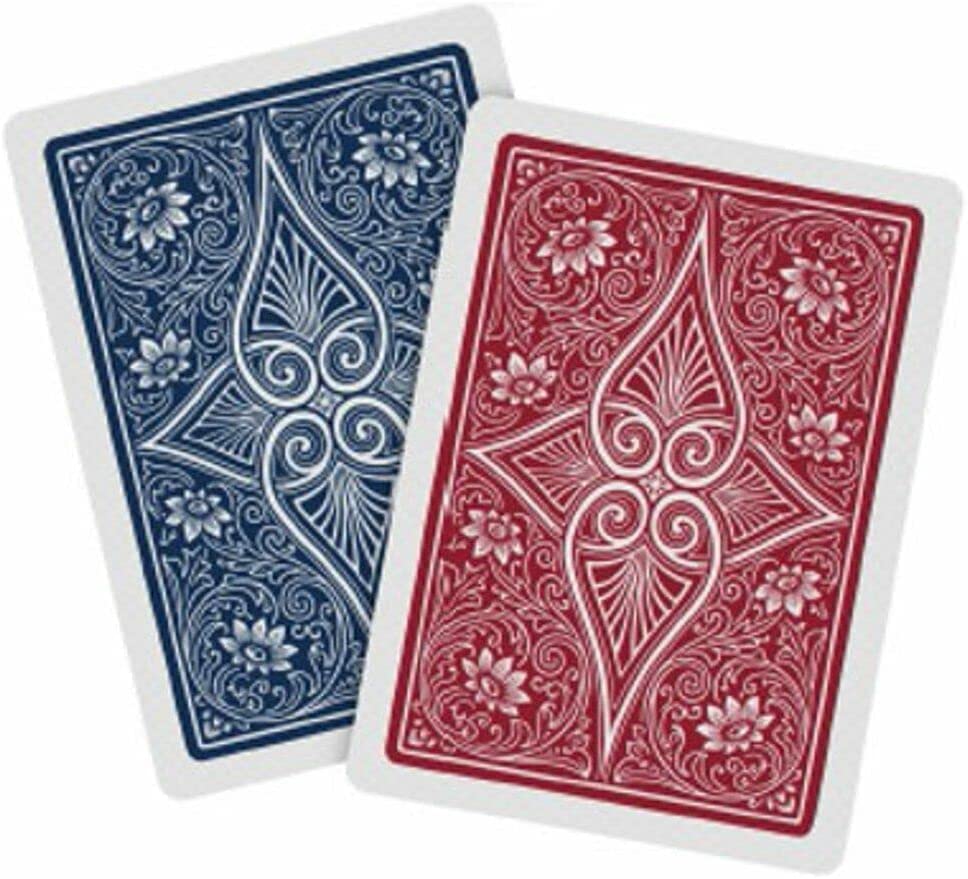 Bicycle Victors Back Vintage Design Playing Cards 2 Deck Set 1 Red & 1 Blue