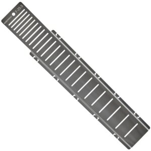 musicnomad fret shield™ - total fretboard protector guard tool for fret polishing on 25.5" guitar fret scale (mn800)