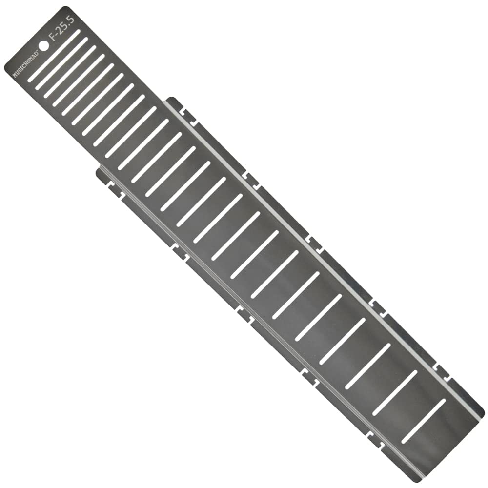 MusicNomad Fret Shield™ - Total Fretboard Protector Guard Tool for Fret Polishing on 25.5" Guitar Fret Scale (MN800)