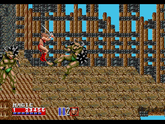 Golden Axe II (Sega Genesis / Mega Drive) – Reproduction Video Game Cartridge