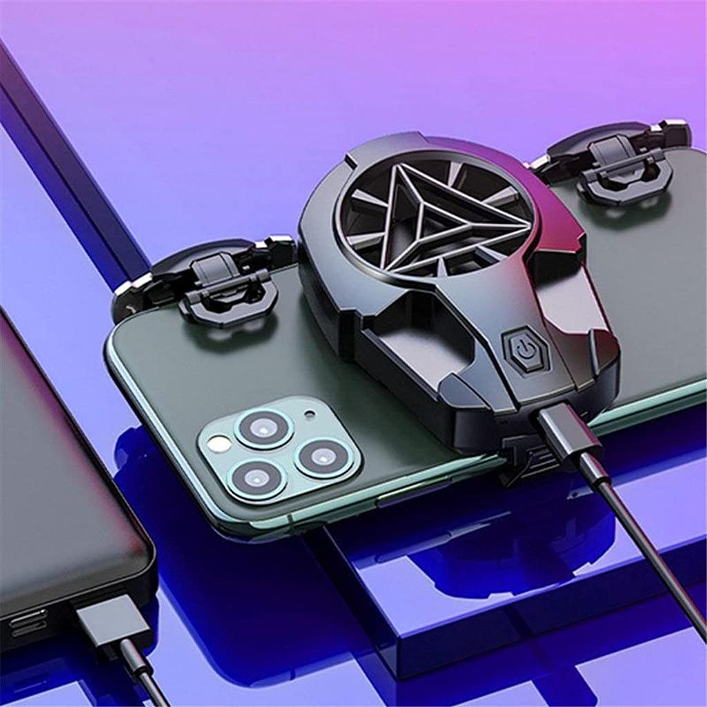 TJLSS Multi-Function Mobile Phone USB Game Cooler System Holder Stand Radiator Gamepad Cooling Fan