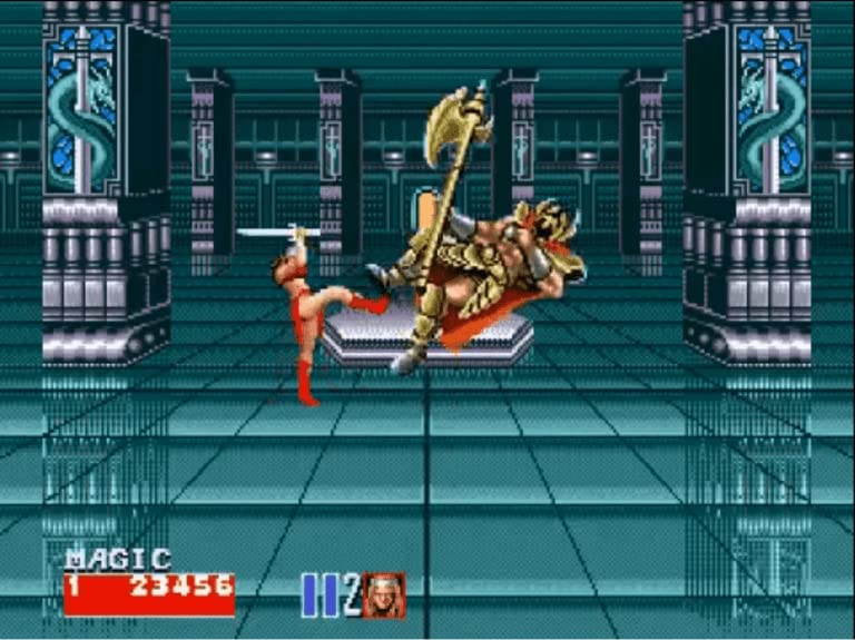 Golden Axe II (Sega Genesis / Mega Drive) – Reproduction Video Game Cartridge