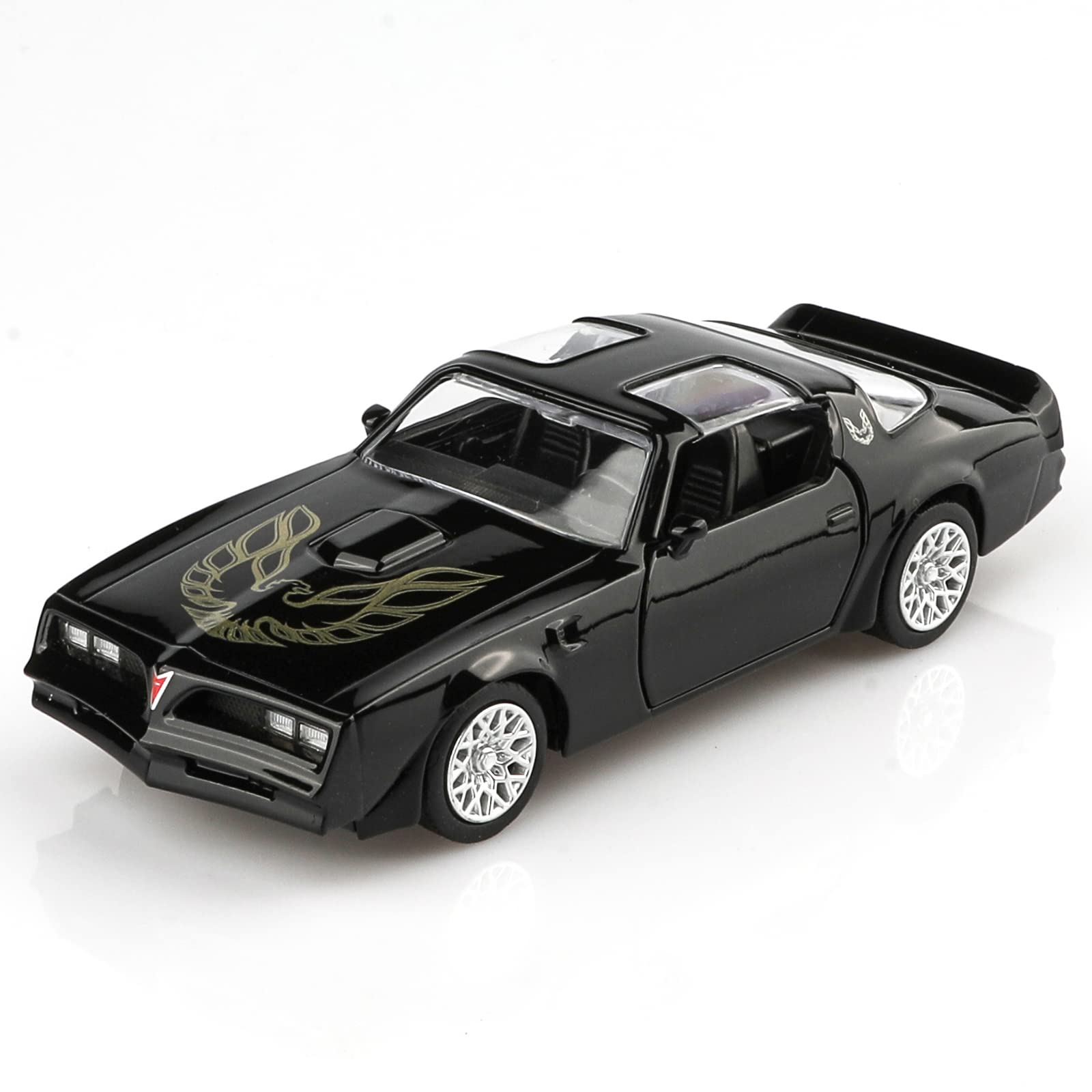 TOKAXI 1/36 Scale 1978 Pontiac Firebird Trans Am Diecast Car Models,Smokey and The Bandit Pull Back Toy Cars,Cars Gifts for Boys Girls