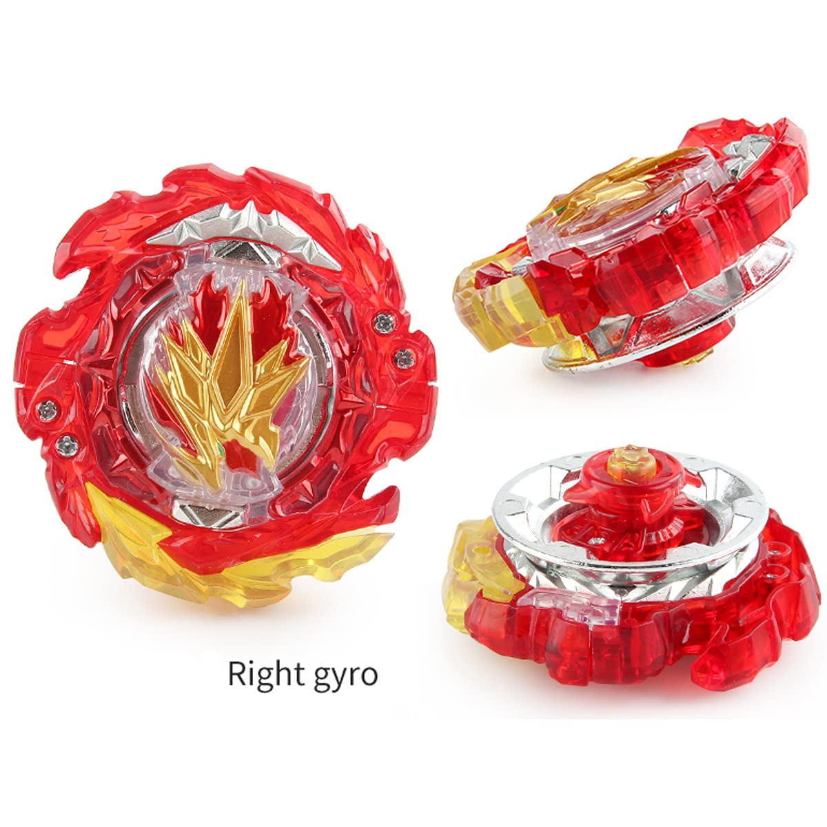 Battling Tops Burst B-203 Helios Hyperion Ultimate Fusion DX with Right/Left Spin Bey Blades Launcher, Gaming Top Spinning Toy Gift for Boys (B-203-01)