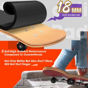 Dizywiee Finger Skateboard, Wooden FingerboardsToy with Bearing Wheel, Mini Skateboard, Birthday Gift for Boys and Girls, Size 30mm x 100mm