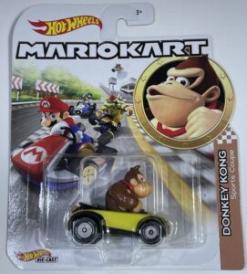 hot wheels - mario kart - donkey kong sports coupe - 2023 - mint/nrmint ships bubble wrapped in a box