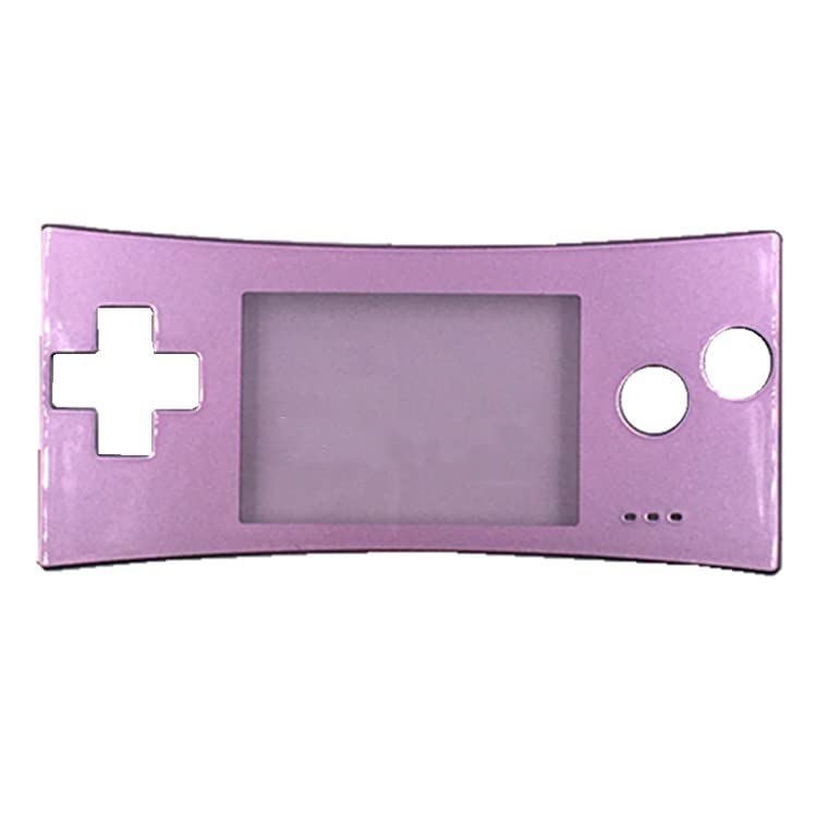 New Repair Front Faceplate Case Cover Shell Part for Game Boy Micro (GBM) Purple