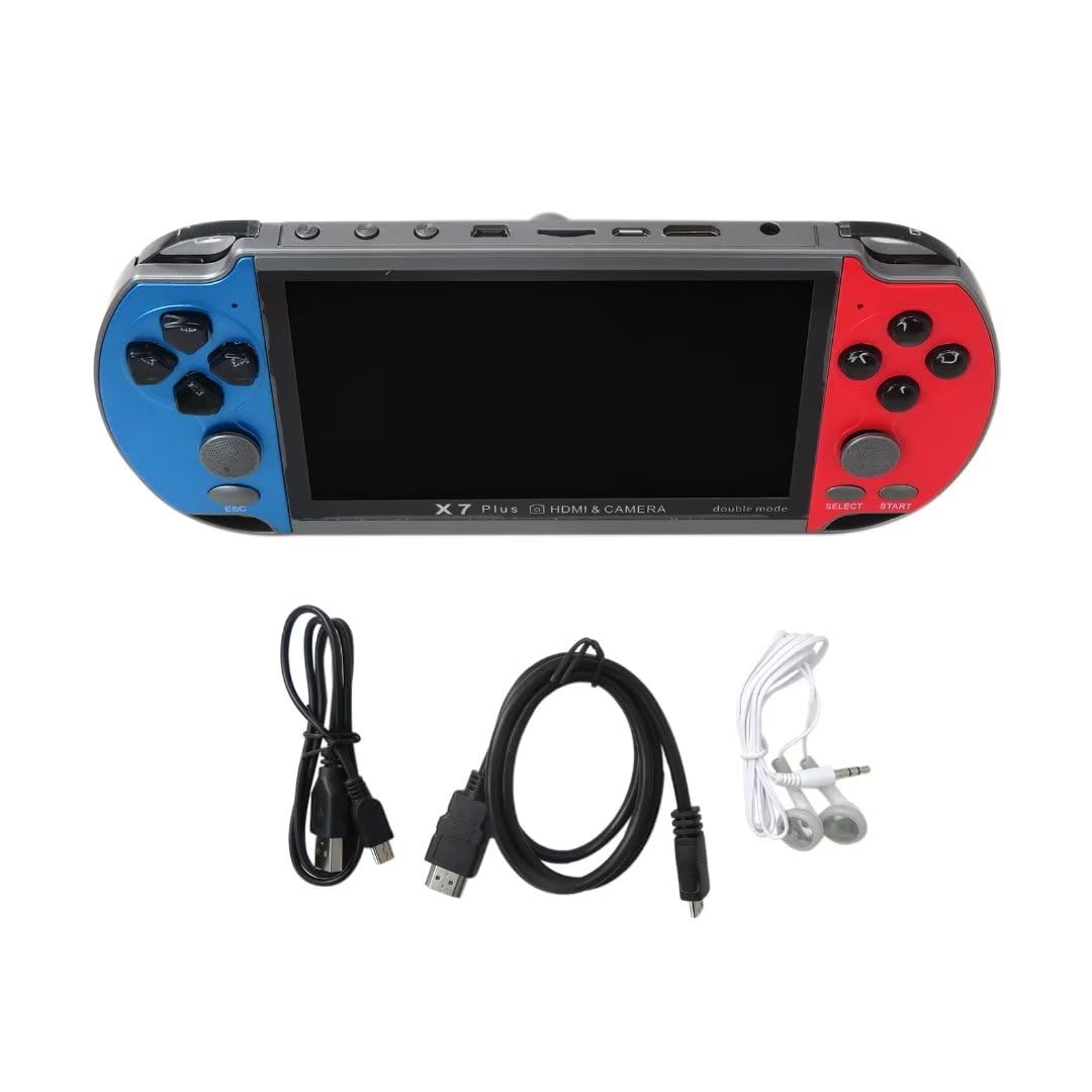 Handheld Game Console 5.0 inch Retro Games Consoles Classic Video Games Built-in Preinstalled Rechargeable Battery Portable Style Gaming Consoles Built-in 8GB Memory